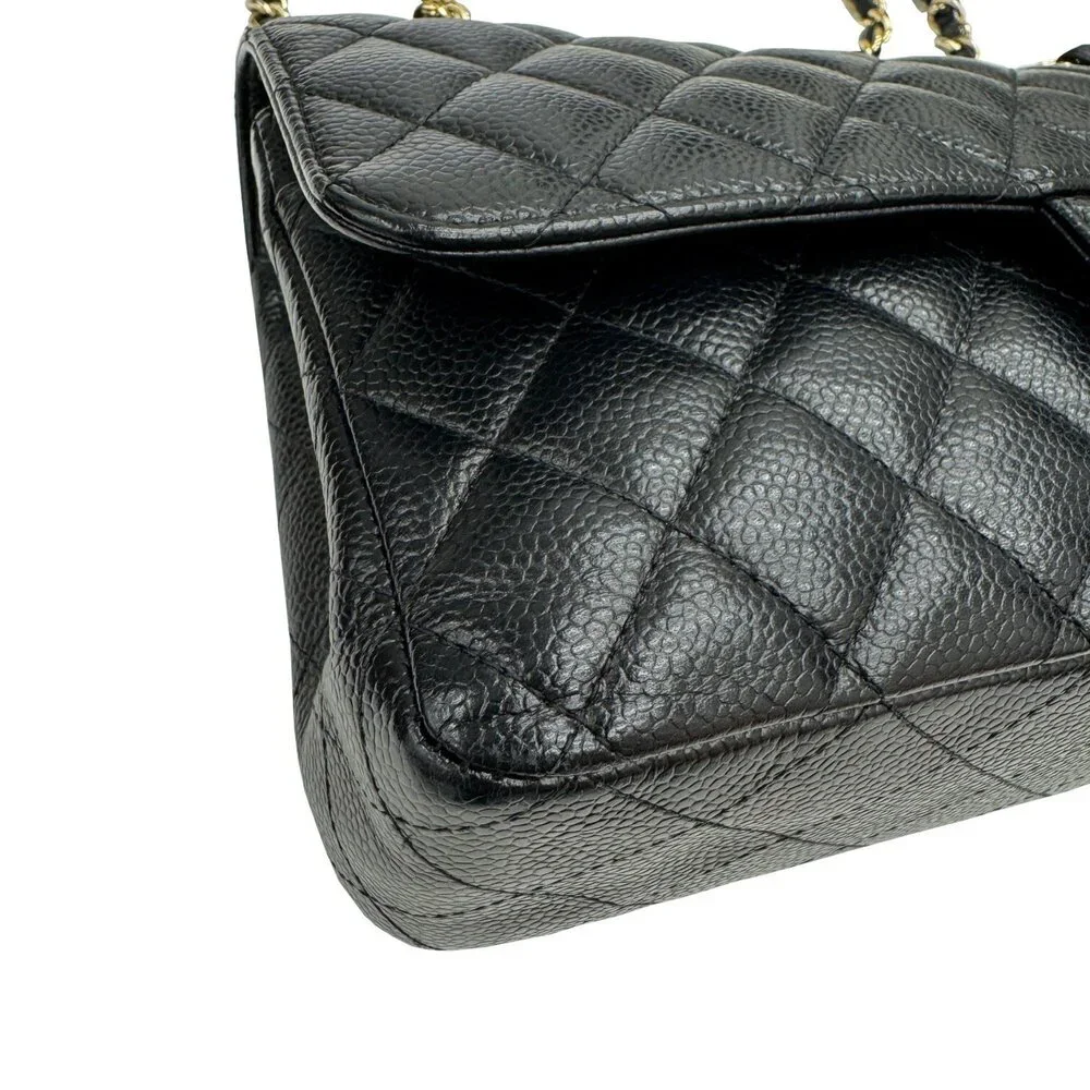 CHANEL Authentic Black Caviar Leather Wallet - Picture 6 of 13